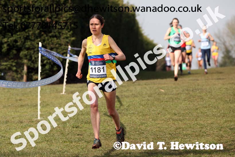 Senior womens 2016 Inter Counties Cross Country Champs. and Cross Challenge Final, Cofton Park, Birmingham. Photo: David T. Hewitson/Sports for All Pics